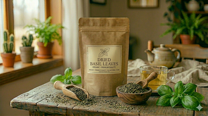 Basil Leaves (Dried Basil)